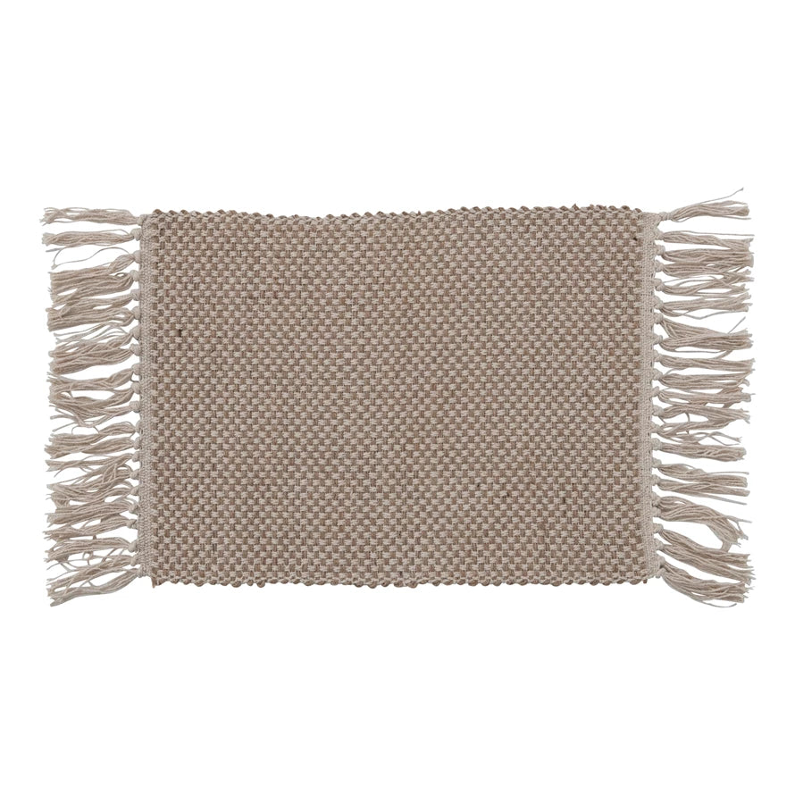 Two sided hand woven