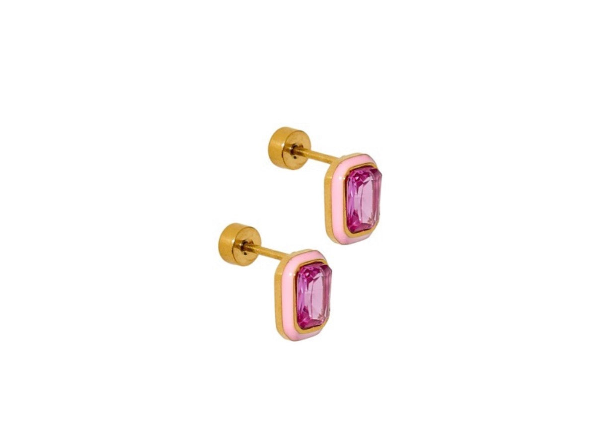 Screwback Stud Earrings - Whitney