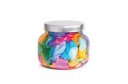 Volcano Rainbow Watercolor Signature Candle