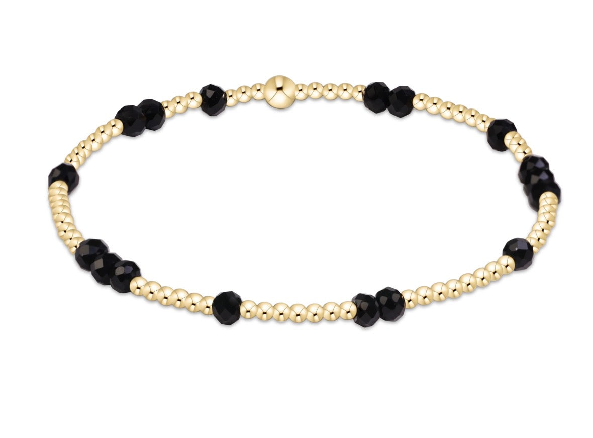 gameday flirty hope unwritten bracelet - black