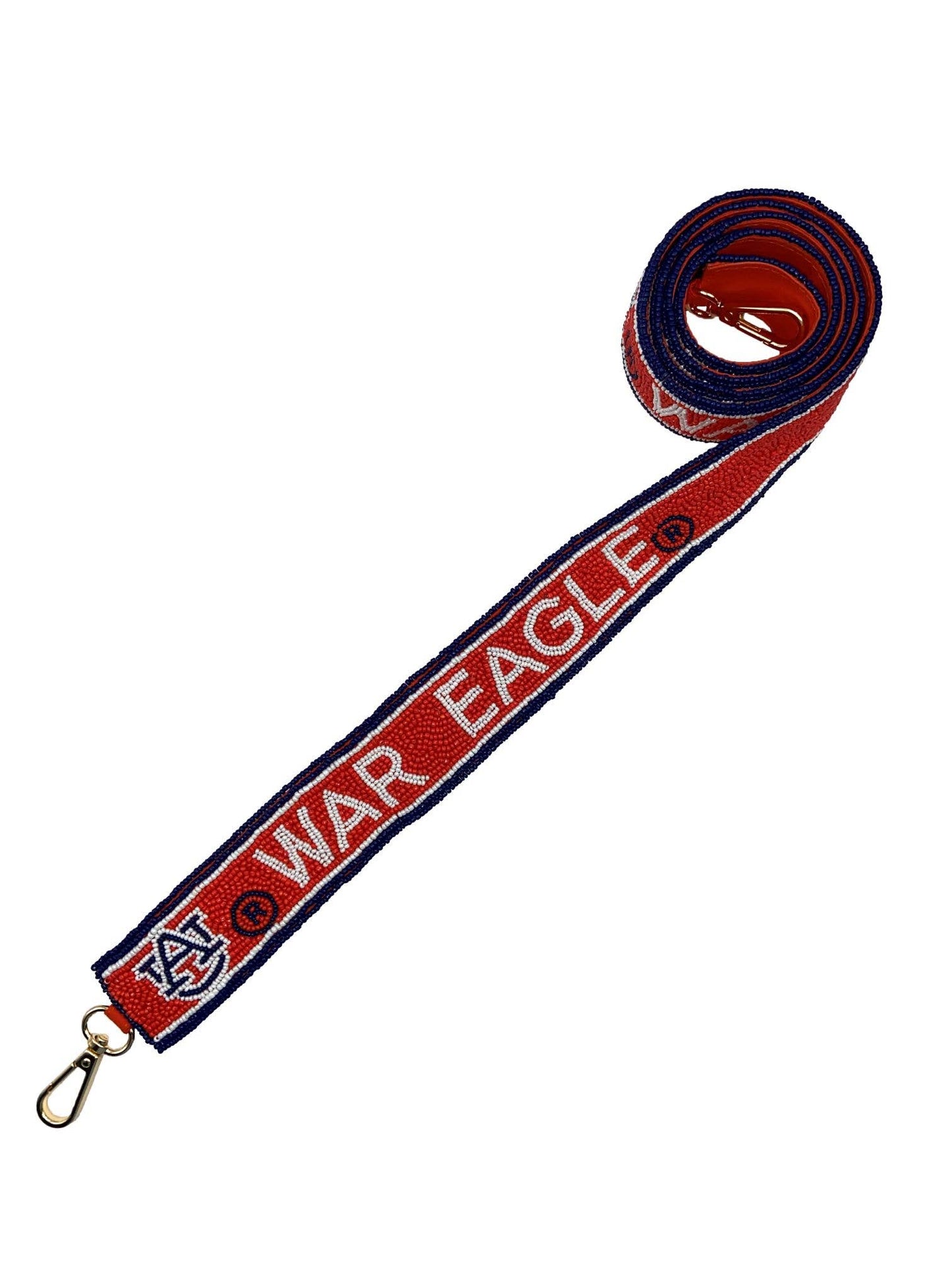 WAR EAGLE BEADED BAG STRAP