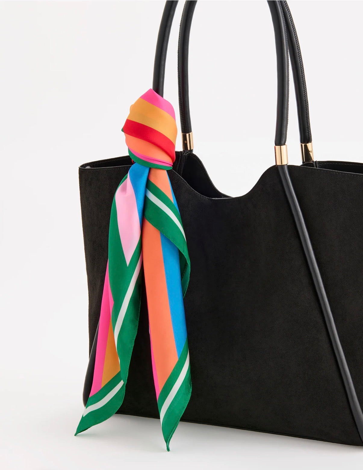 Festive Stripe Square Scarf