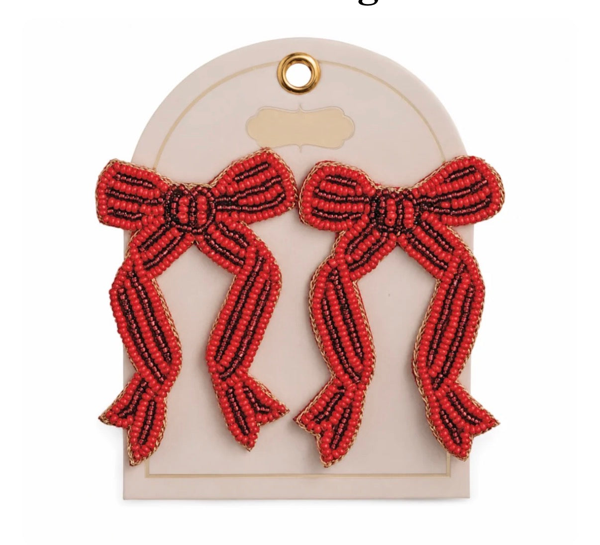 Holiday Beaded Earrings