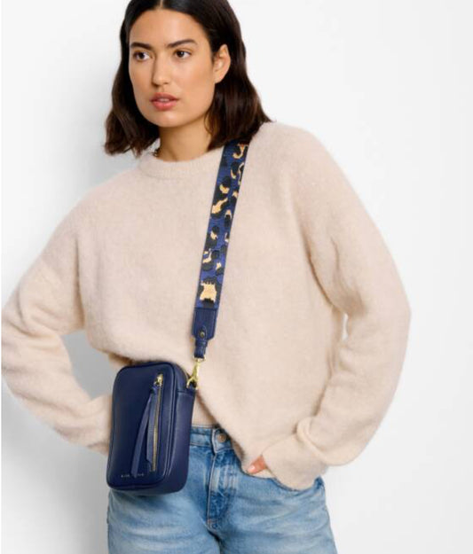 Hallie Small Crossbody Bag- Midnight Blue