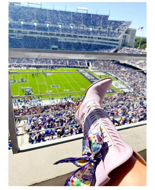 TCU Skinny Scarf