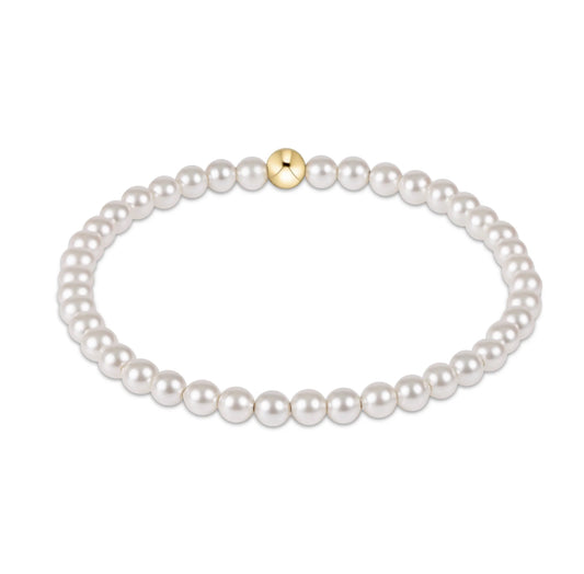 Classic Pearl 4mm Bead Bracelet