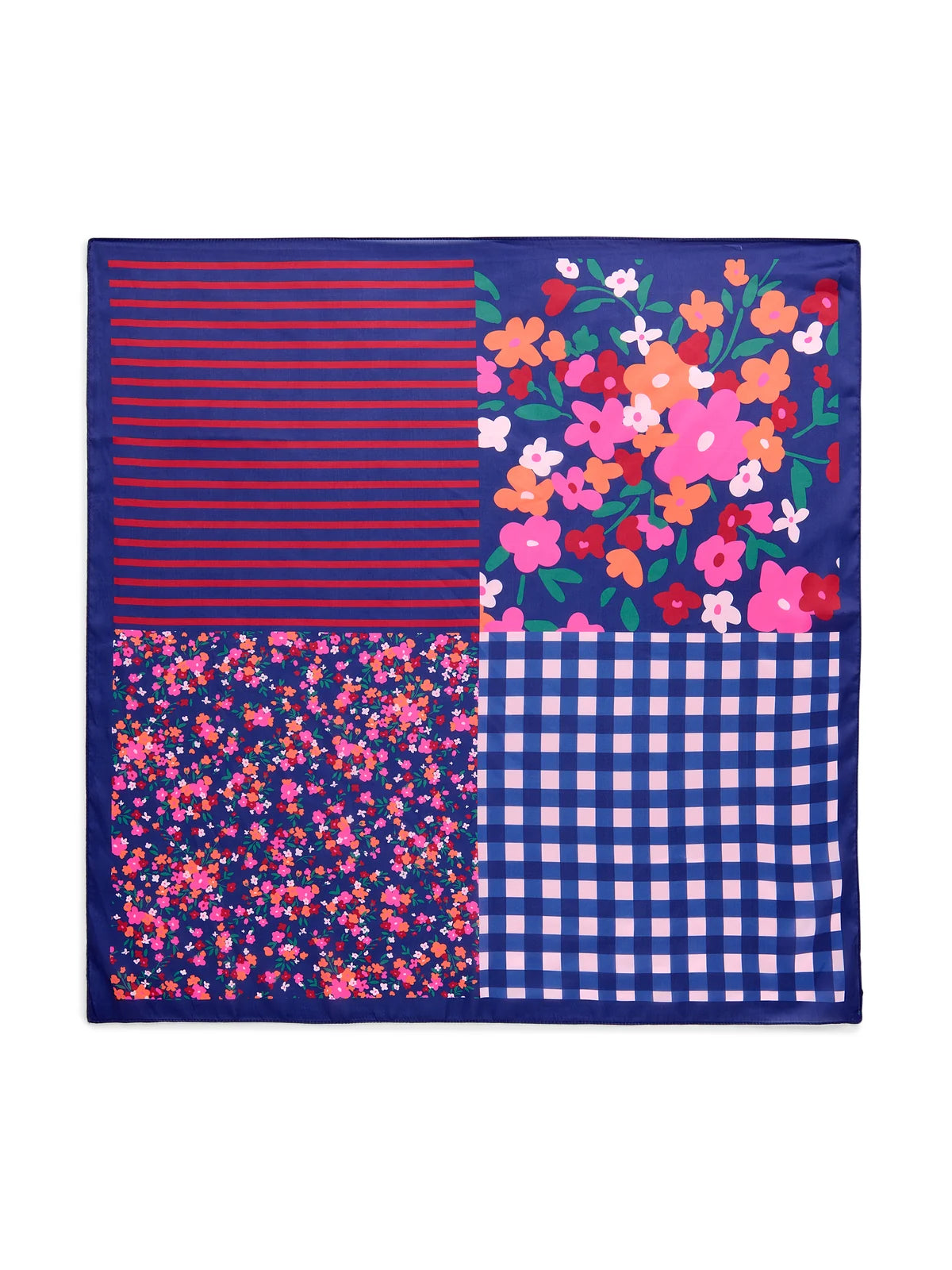 Floral Square Scarf