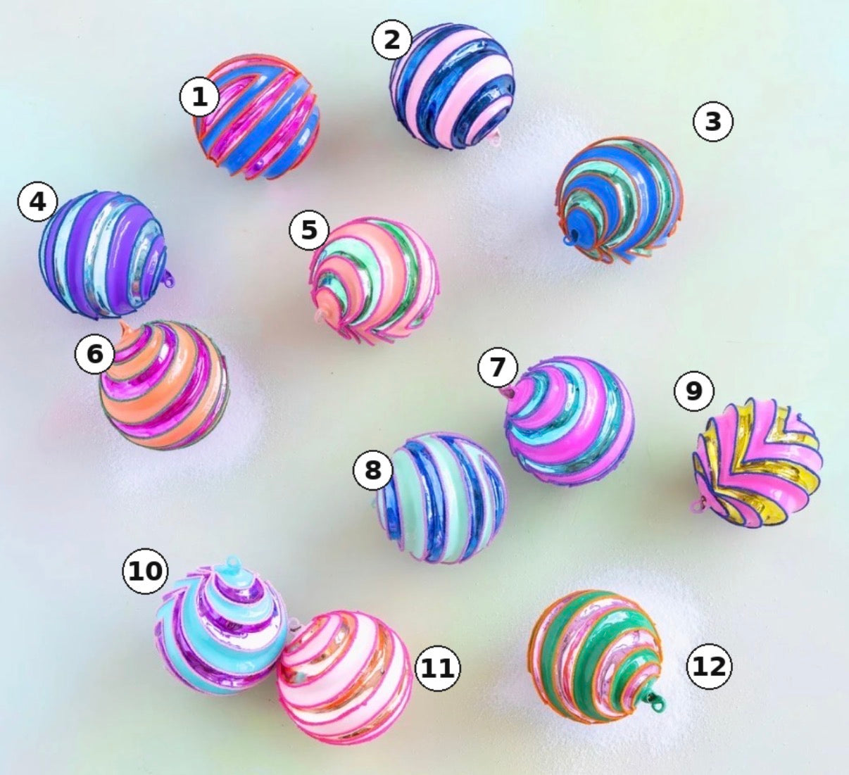 Bunting Ball Ornament