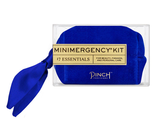 Velvet Scarf Minimergency Kit: Cobalt
