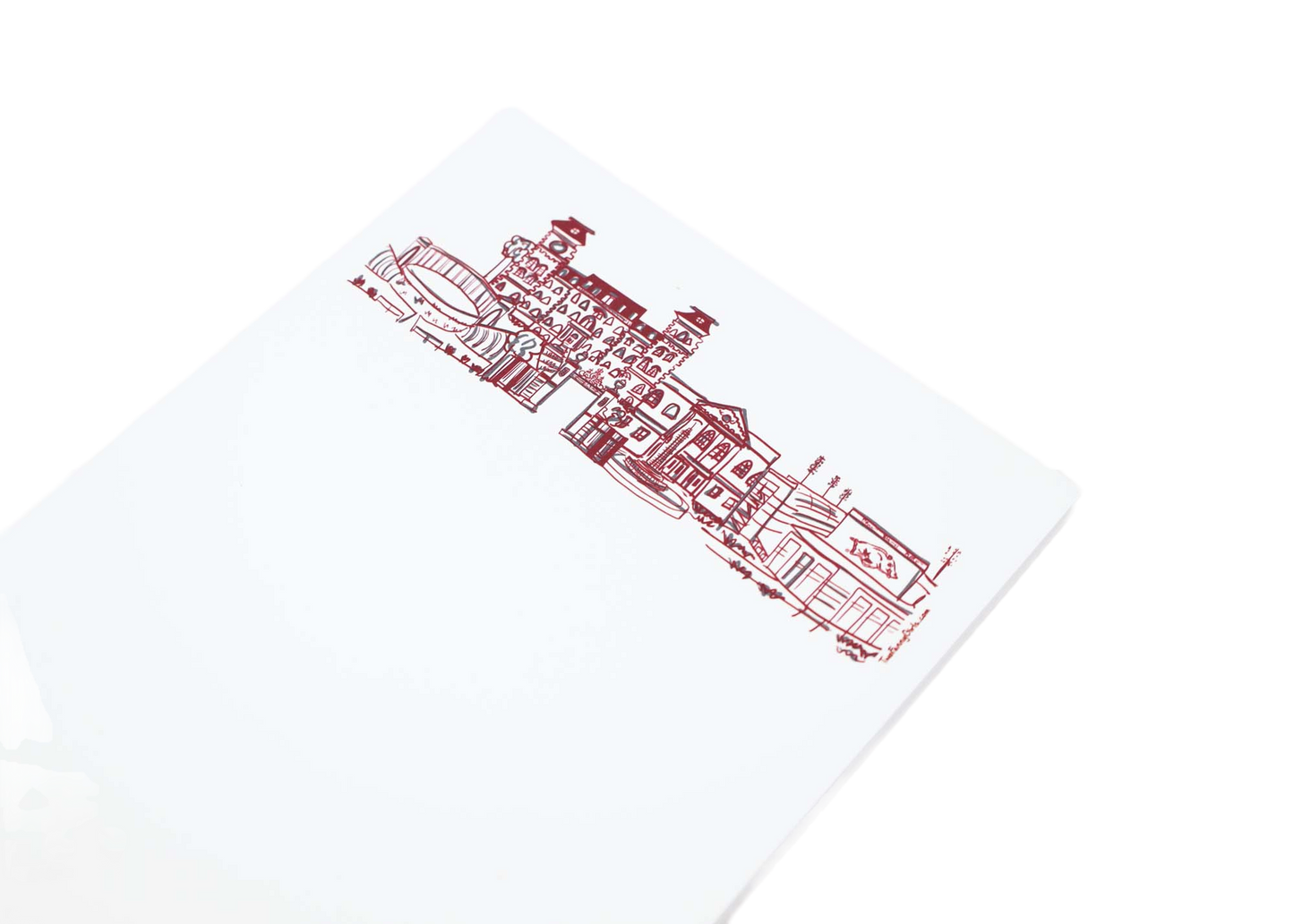 Campus Skyline Notepad - University of Arkansas/Fayetteville