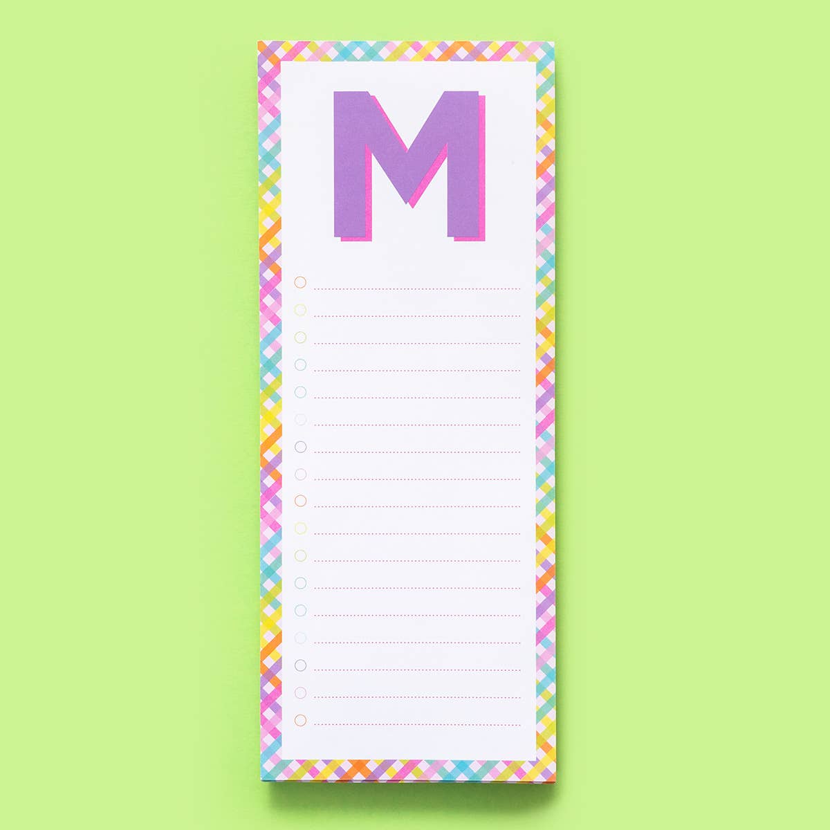 Letter List Pads A-Z: P