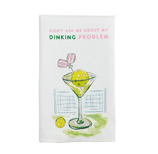 Dinking Problem Tea Towel