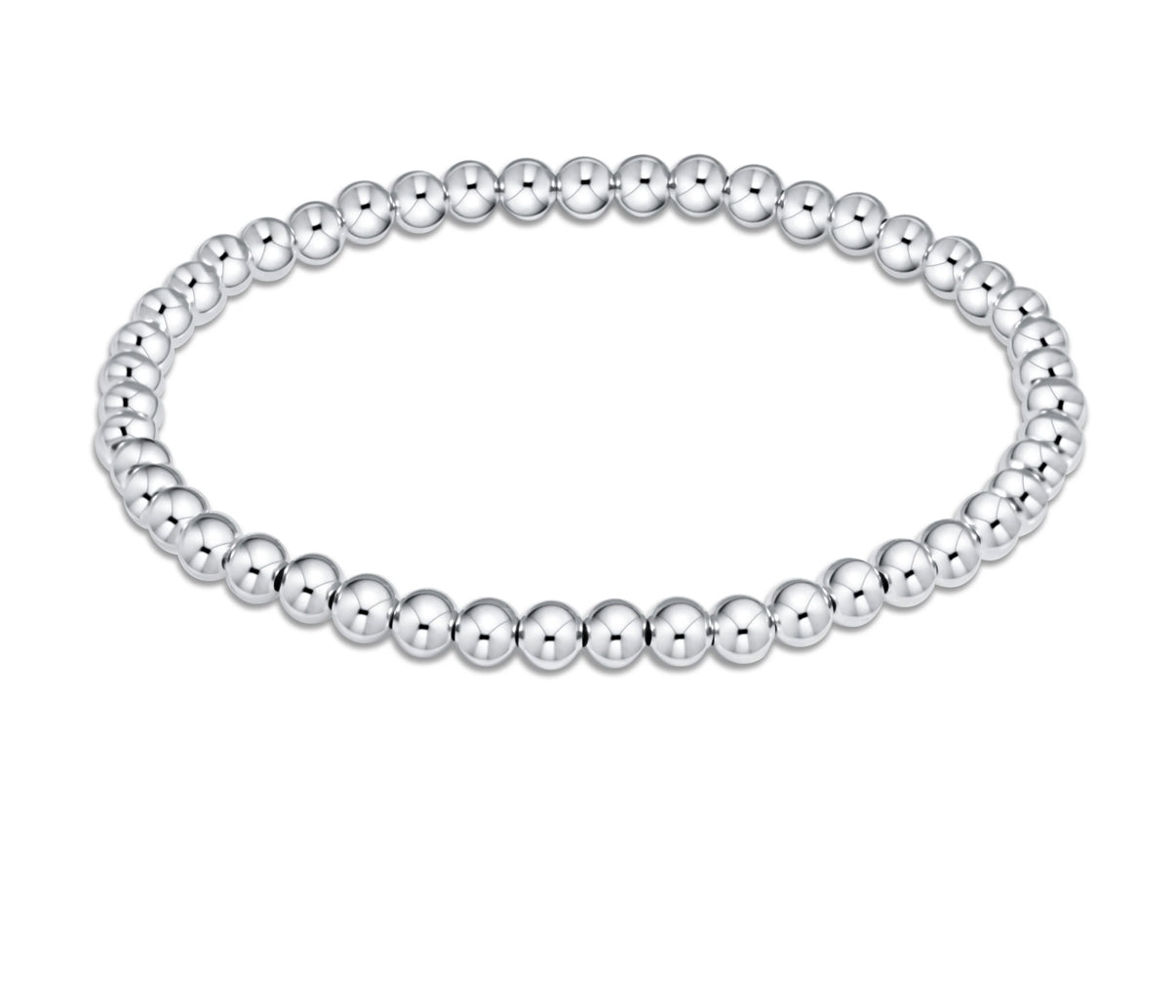 Classic Sterling 4mm bead bracelet