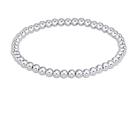 Classic Sterling 4mm bead bracelet