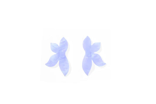 Fern Statement Earrings - Lavender Haze