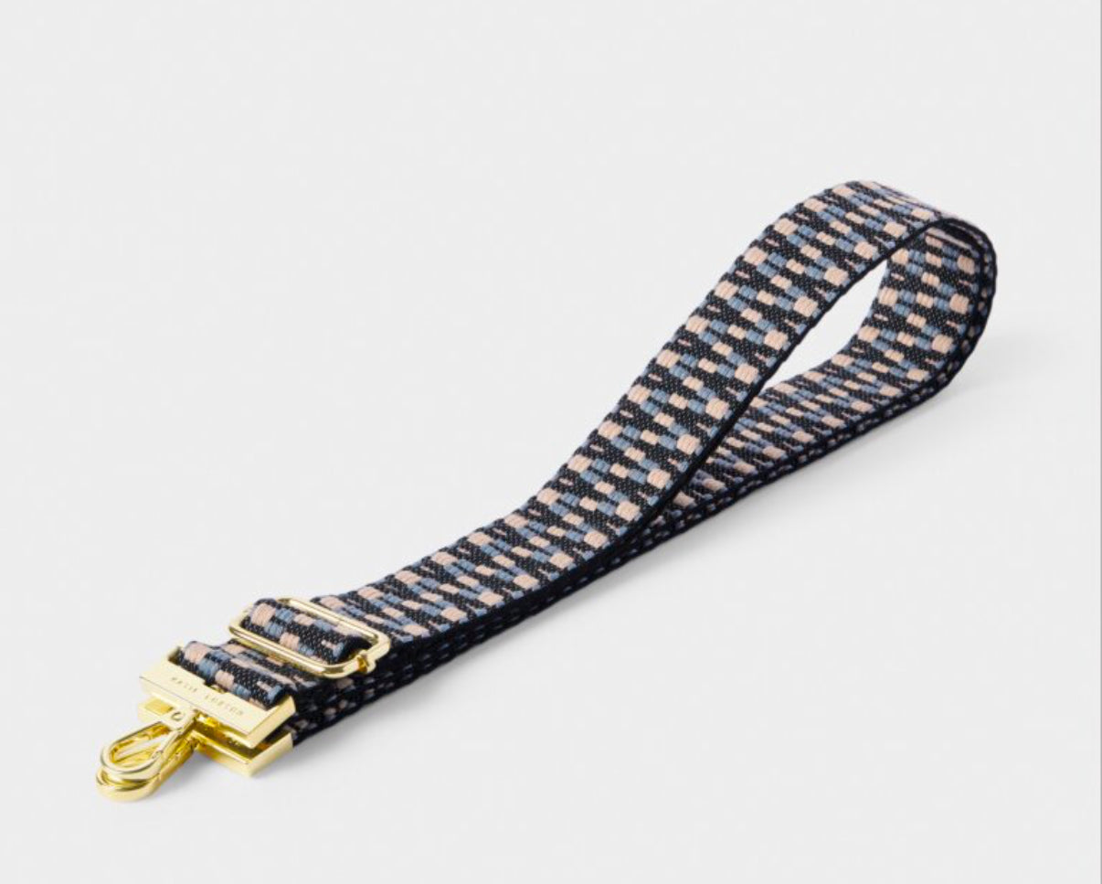 Canvas Strap- Slate Zig Zag