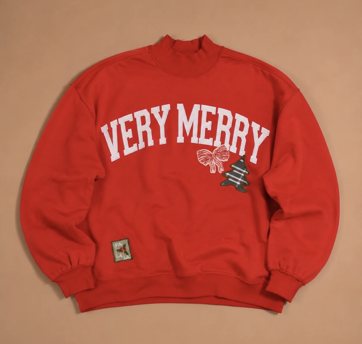 Vintage Very Merry Mockneck Sweatshirt