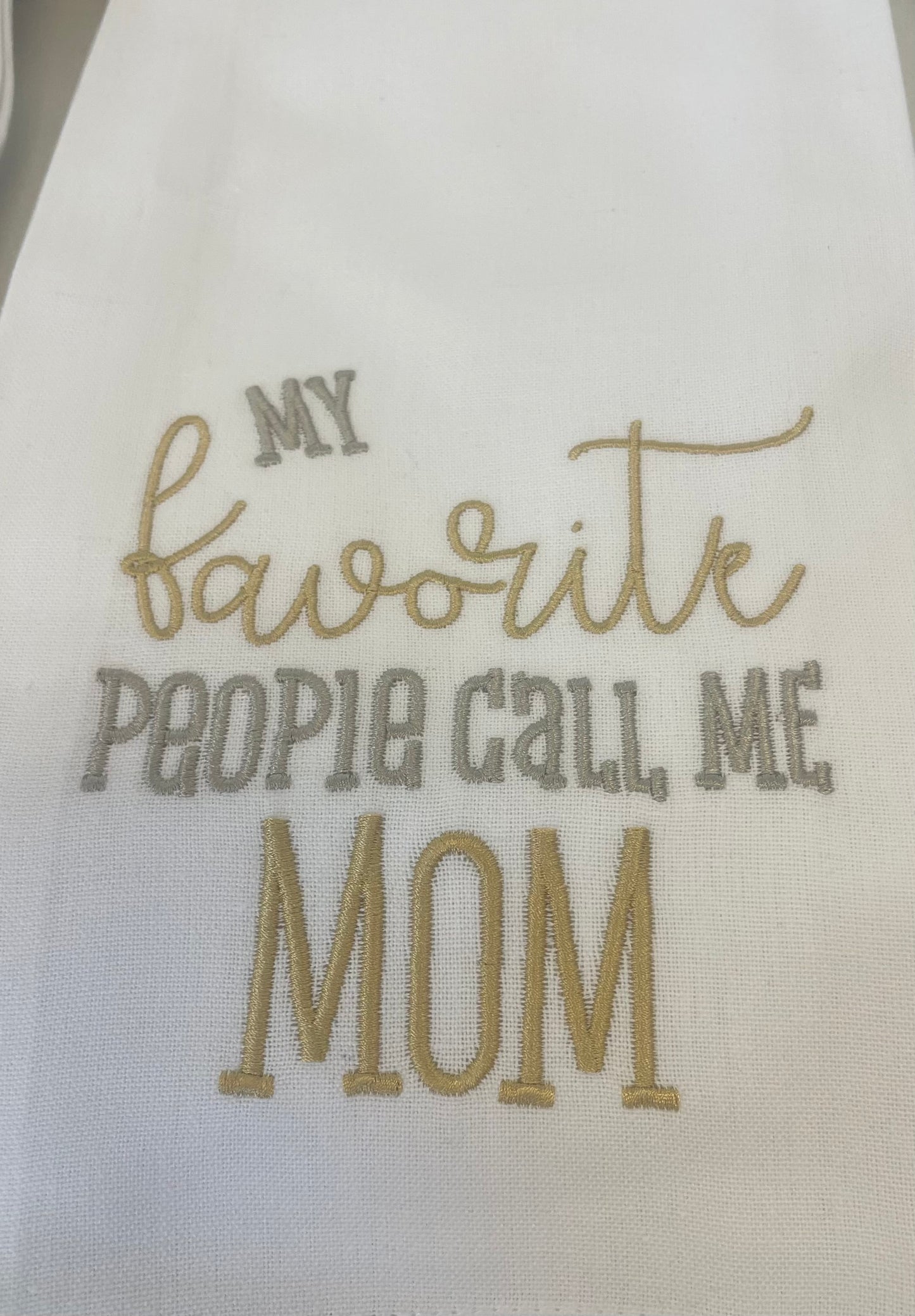 Call Me Mom Tea Towel