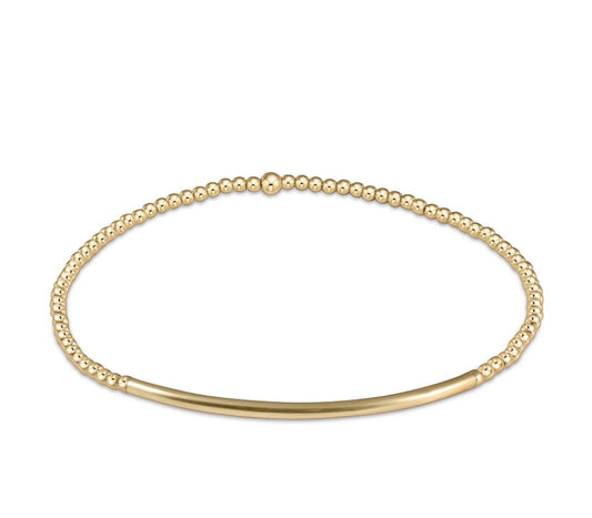 BLISS BAR GOLD 2mm Bracelet