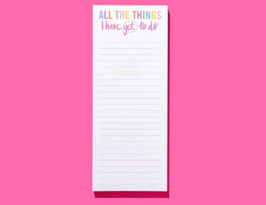 All The Things List Pad
