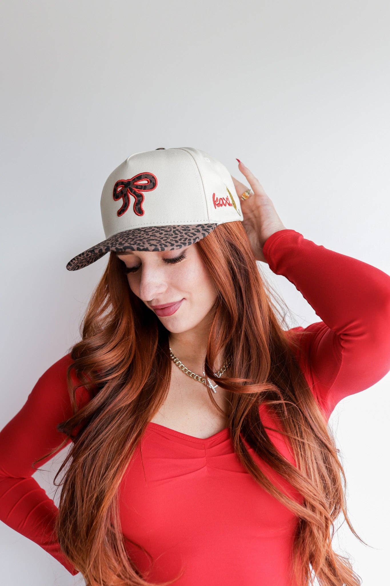 CHEETAH BOW TRUCKER HAT