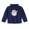 Navy Santa Rollneck Sweater
