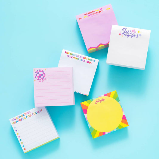 Sticky Notes Pad - Teacher Appreciation - 300 Sheets