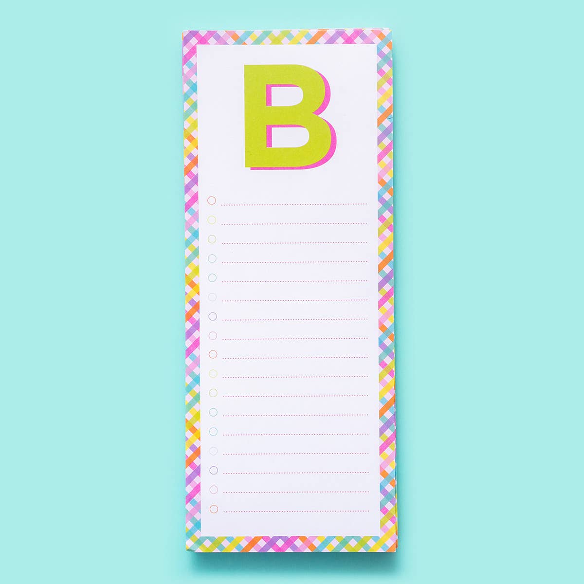 Letter List Pads A-Z: A