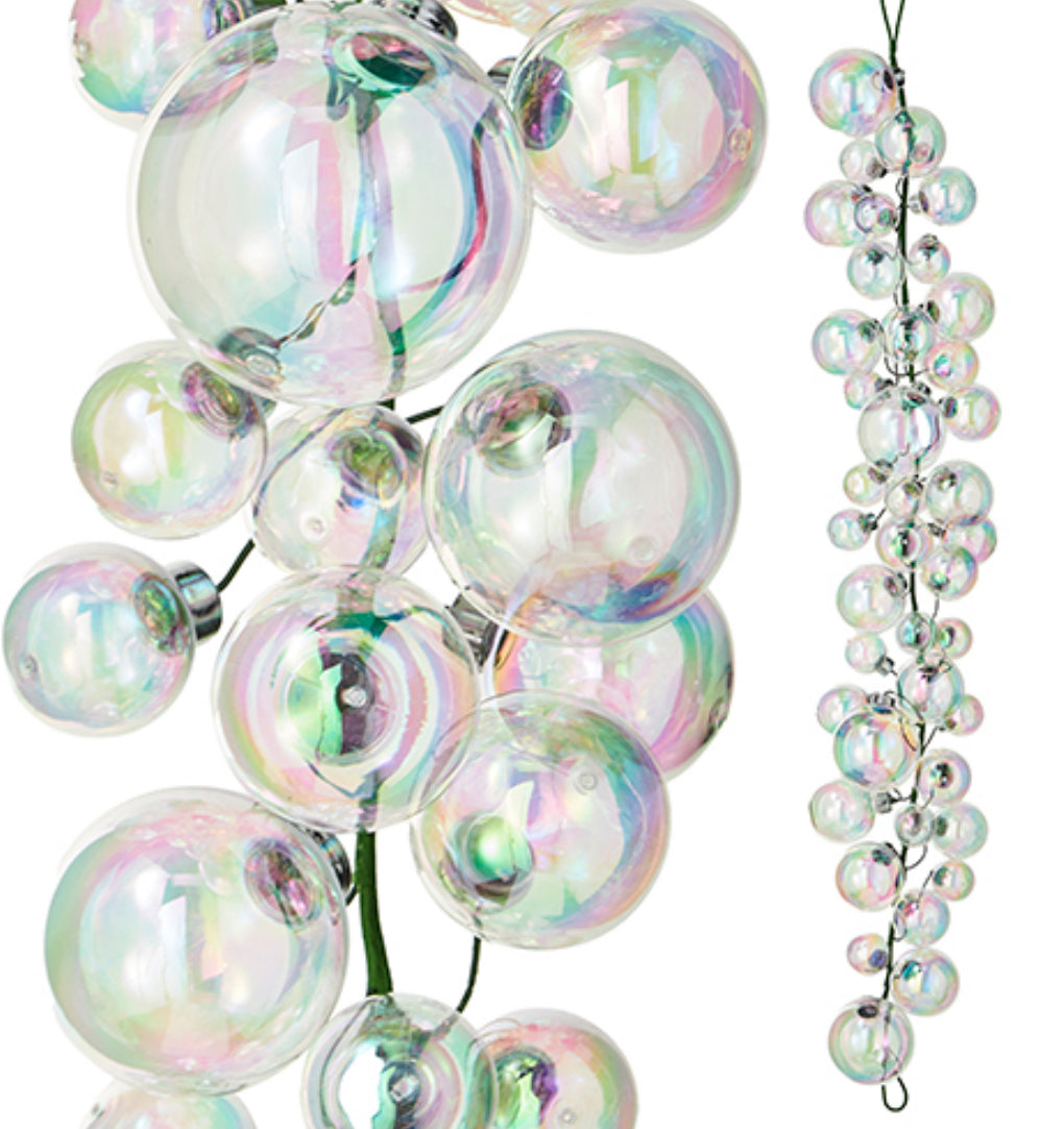 4' Iridescent Ball Garland