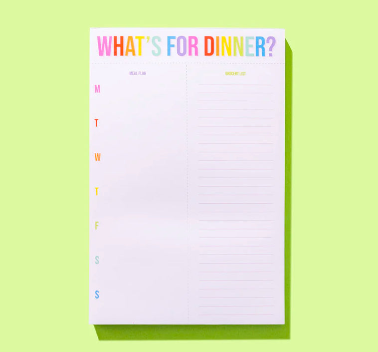 Meal Planning Notepad