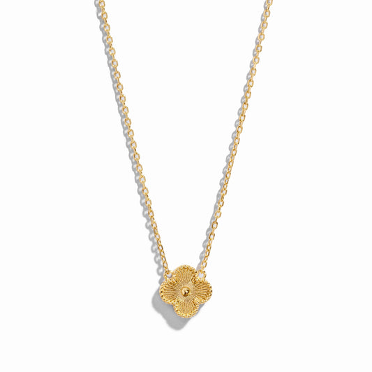 Ella Four Leaf Clover Necklace: Gold