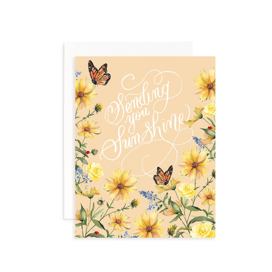 Sending You Sunshine Greeting Card: Single Card