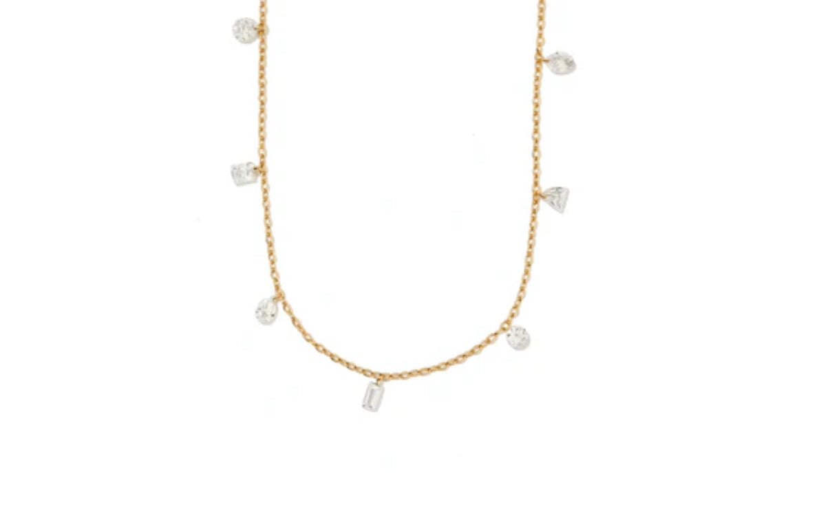Allegra Necklace- Clear