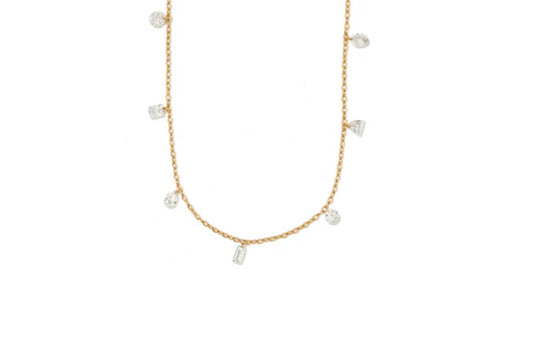 Allegra Necklace- Clear