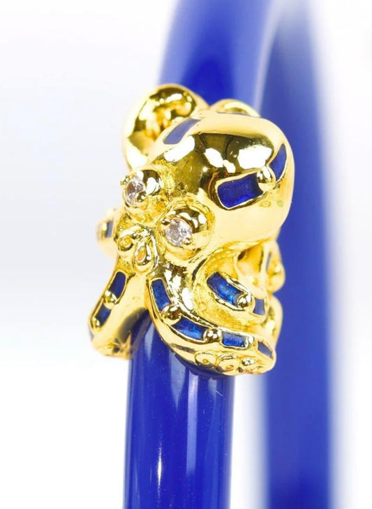 Fauna All Weather BanglesĀ® - Lapis Octopus