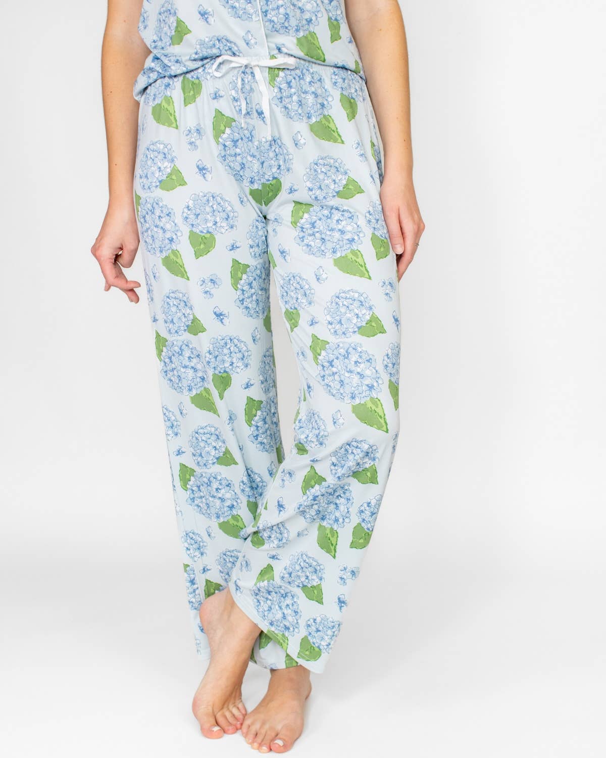 Hydrangea Sleep Pants   Illusion/Blue/Green   -Asst.: Medium