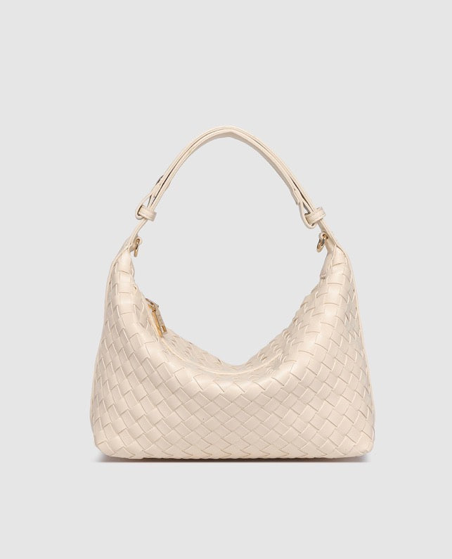 Madeline Shoulder Bag- Vanilla