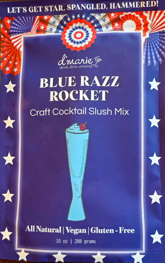 Blue Razz Rocket Cocktail Slush