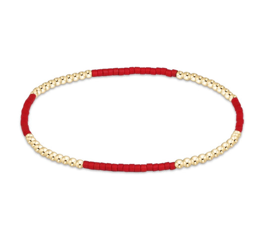 gameday hope blissful bracelet - crimson