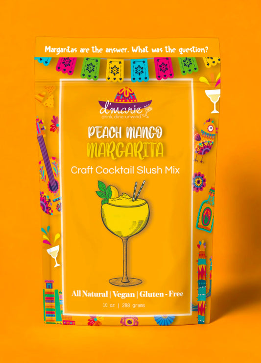 Peach Mango Margarita Cocktail Slush