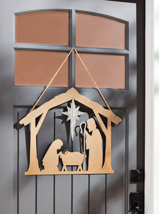 Nativity Door Hanger