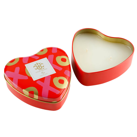 ROSE HEART TIN