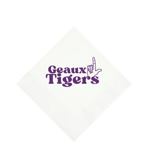 LSU Cocktail Napkins