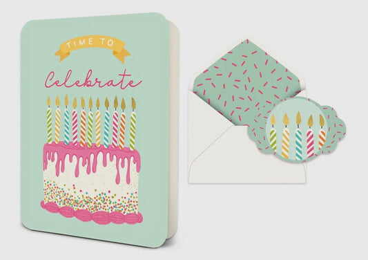 Time to Celebrate Deluxe Greeting Card