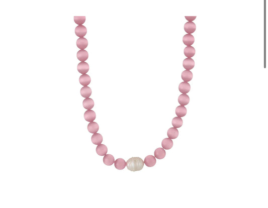 Annabelle Beaded Pearl Necklace