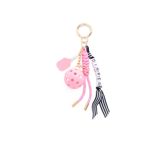 DINKER PICKLEBALL BAG CHARM/KEY RING