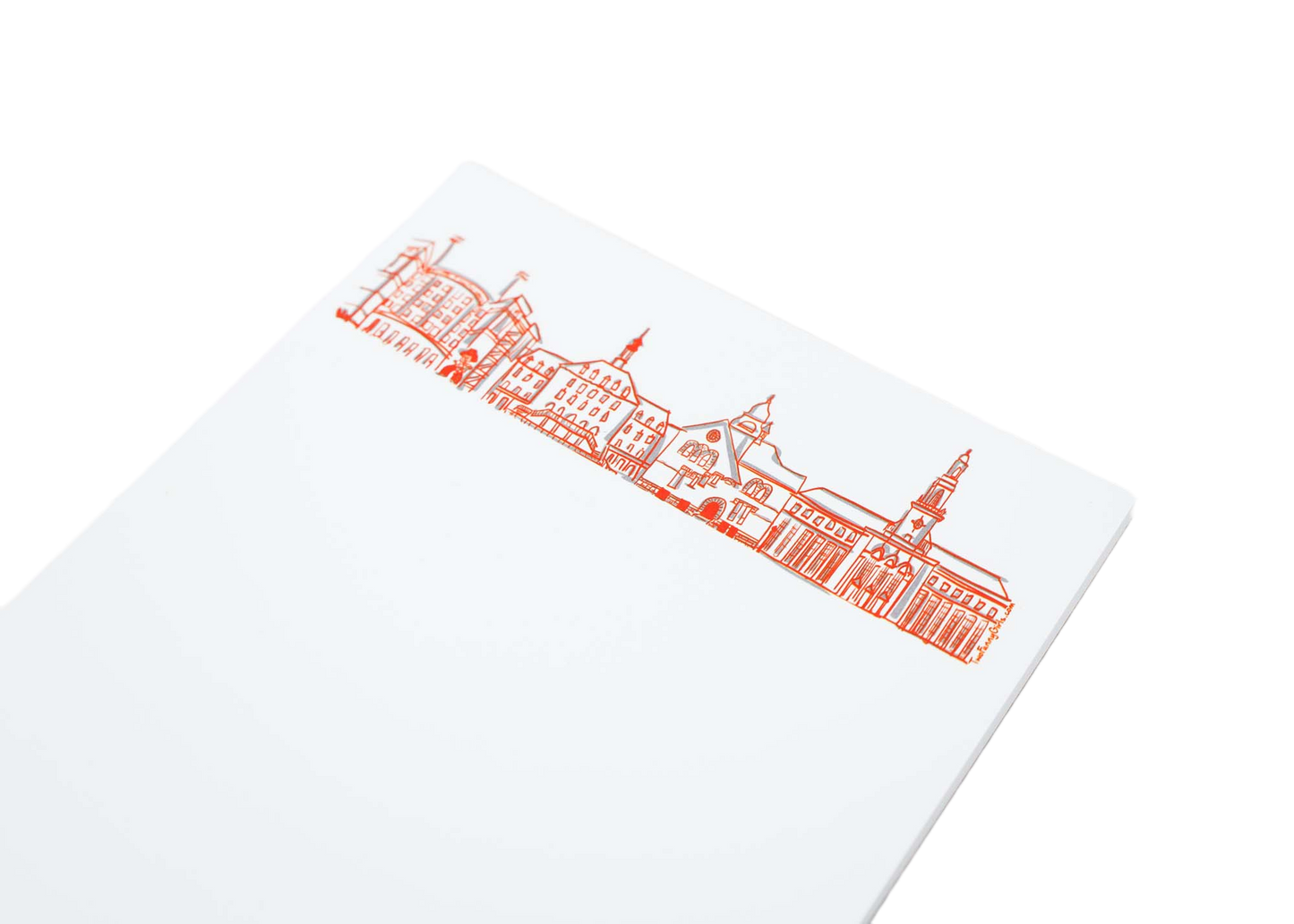 Campus Skyline Notepad - Oklahoma State/Stillwater