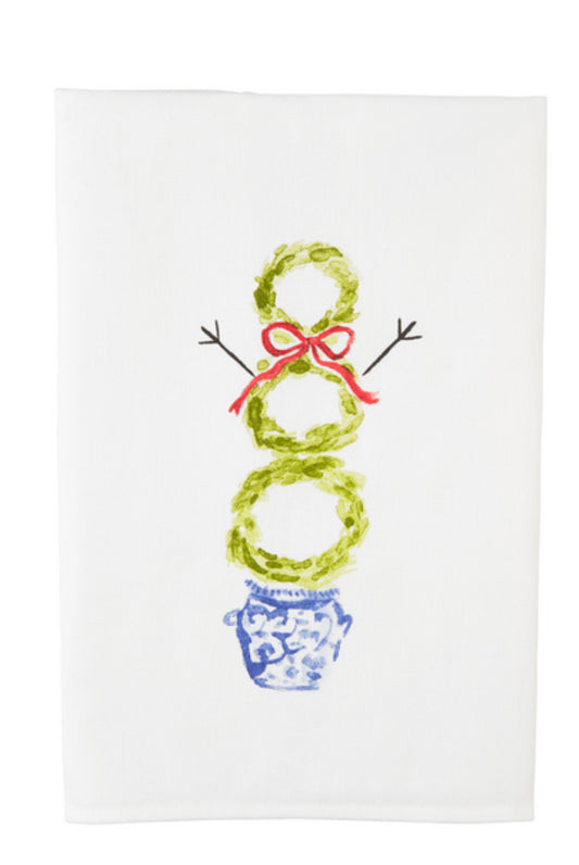 Christmas Topiary Towel