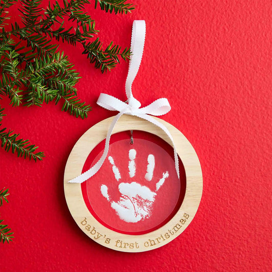Baby's First Handprint Ornament