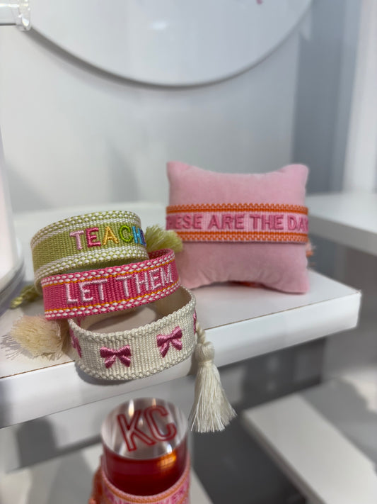 Teacher Tassel Bracelet